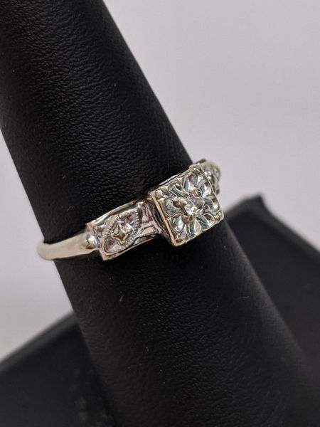 Art Nouveau Engagement Ring
