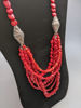 Beaded Coral Necklace