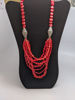 Beaded Coral Necklace