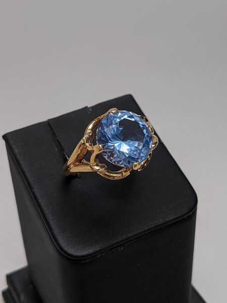 Picture of Cathedral Blue Topaz Ring