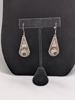 Vintage Silver Onyx Earrings
