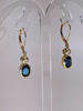 Picture of Diamond and Sapphire Drop Earrings