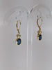 Picture of Diamond and Sapphire Drop Earrings