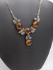 Vintage Amber and Marcasite Necklace