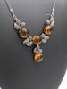 Vintage Amber and Marcasite Necklace