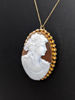 Picture of Gold and Cameo Necklace / Brooch / Pendant