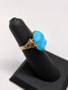 Turquoise and Gold Ring