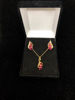 Ruby and Diamond Necklace/Earring Set