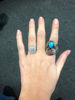 Picture of Men's Turquoise and Coral Ring