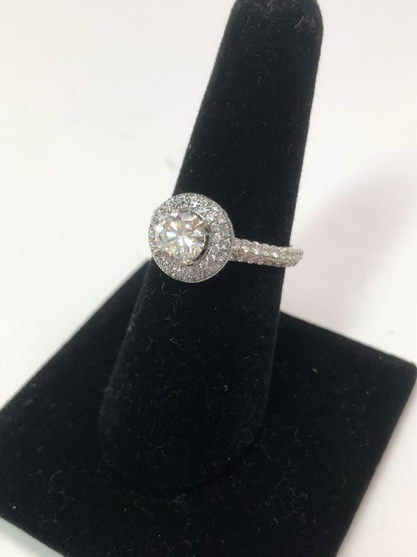 Neil Lane Engagement Ring 1 ct tw Emerald-cut 14K White Gold | Jared