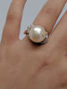 Picture of Pearl and Diamond Ring