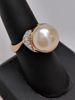 Picture of Pearl and Diamond Ring